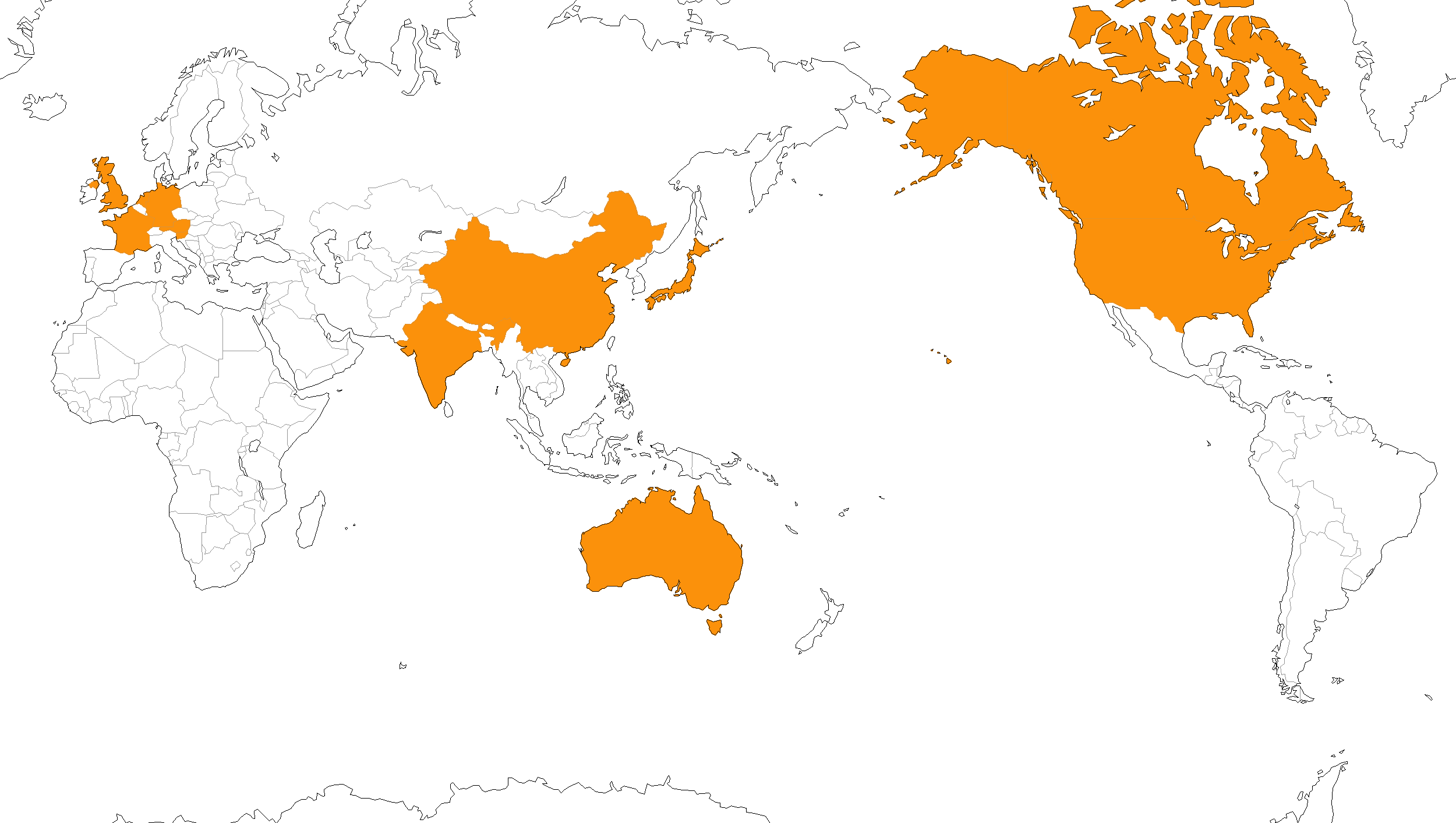 来院地域　国外